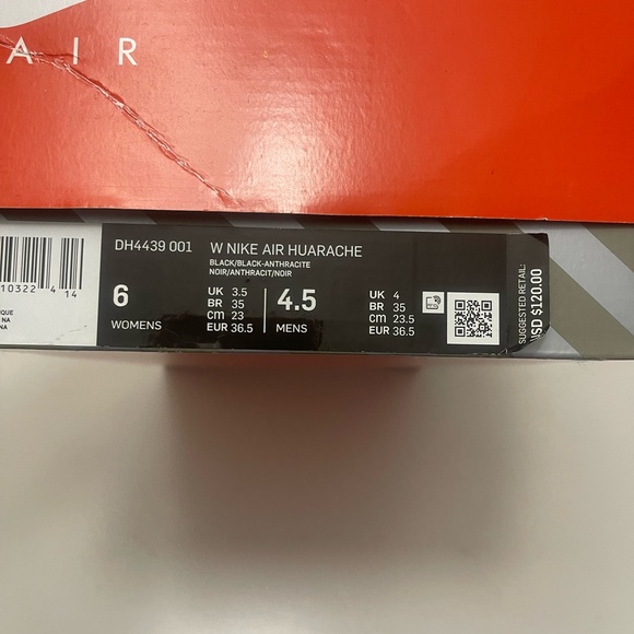 Black Nike Air Huarache - Picture 6 of 7